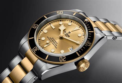 tudor steel end gold|tudor black bay watch.